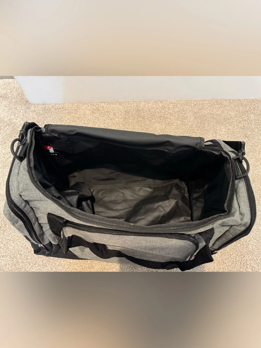 Gray Google Duffle Bag